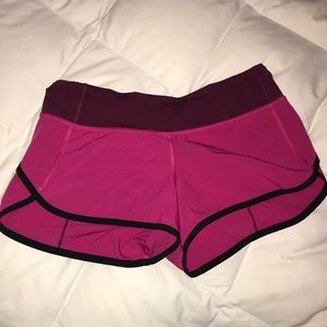 Lululemon Speed Shorts Size 4